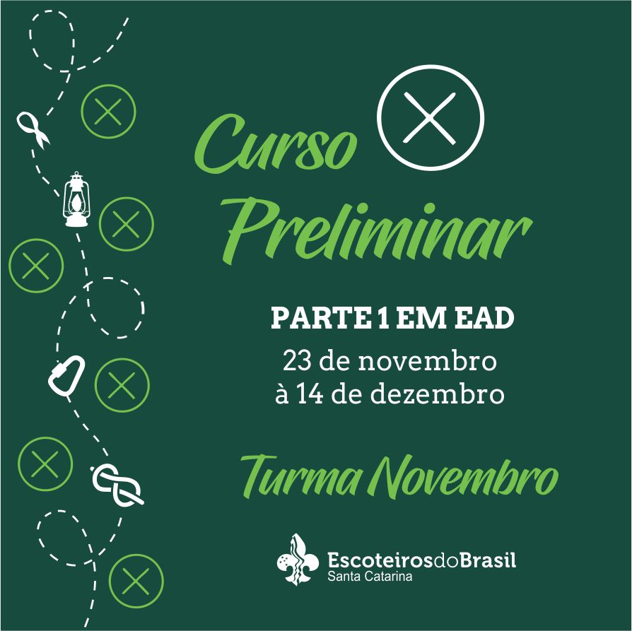 Curso Preliminar em EaD SC - Parte 1 - Turma Novembro - 2022