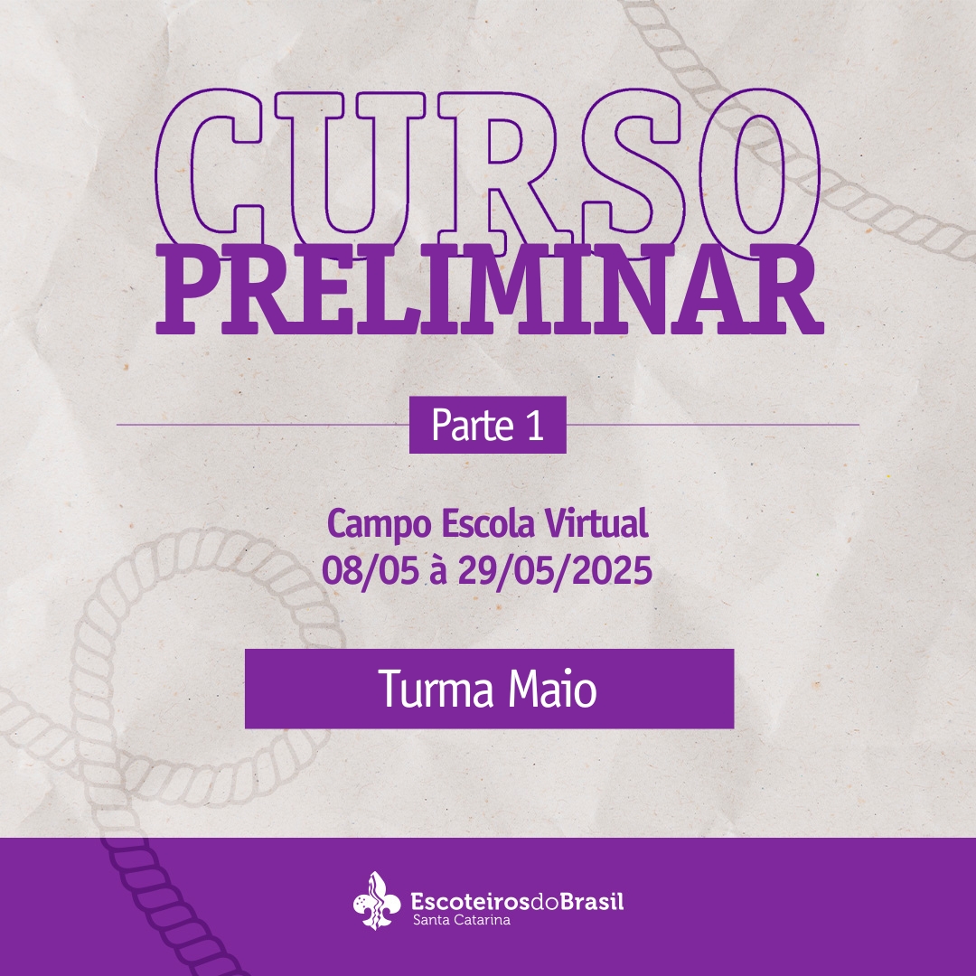 Curso Preliminar SC - Parte 1 - Turma Maio - 2025