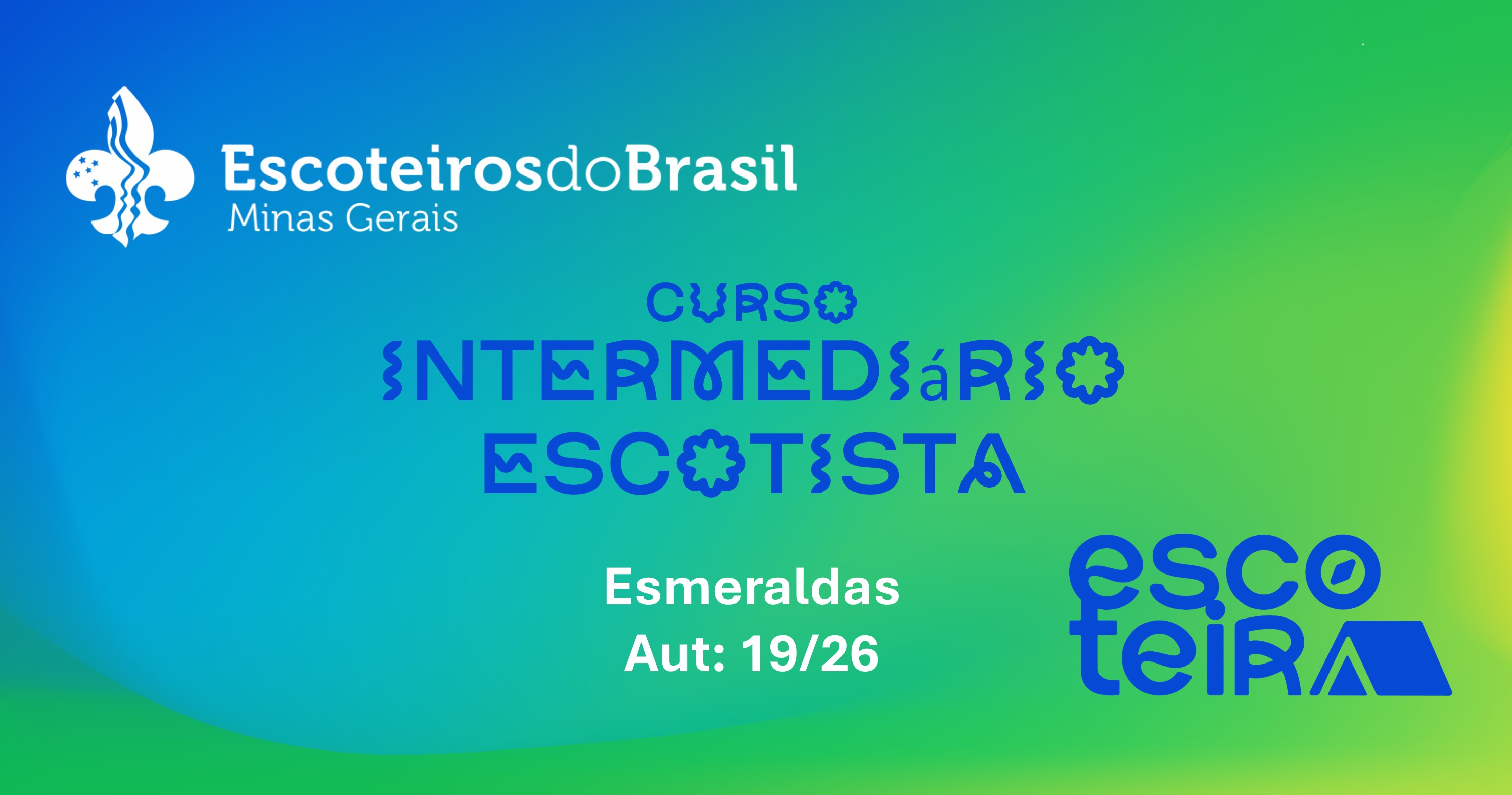 Curso Intermediário Escotista/Aut:1926/Diretora Iara Maria de Castro Baptista