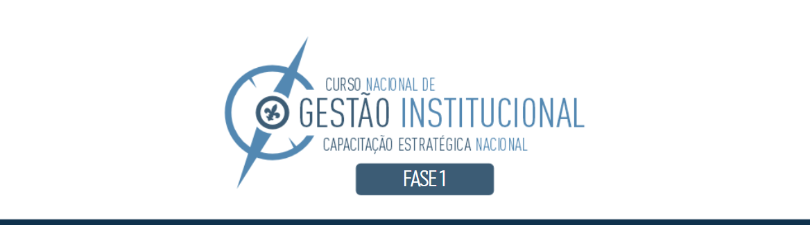 Curso Nacional de Gestão Institucional 1 - 2026 - DF - Fase 1