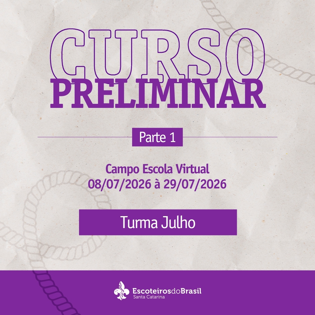 Curso Preliminar SC - Parte 1 - Turma Julho 2026